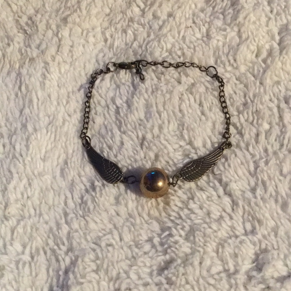 Harry Potter golden snitch bracelet
